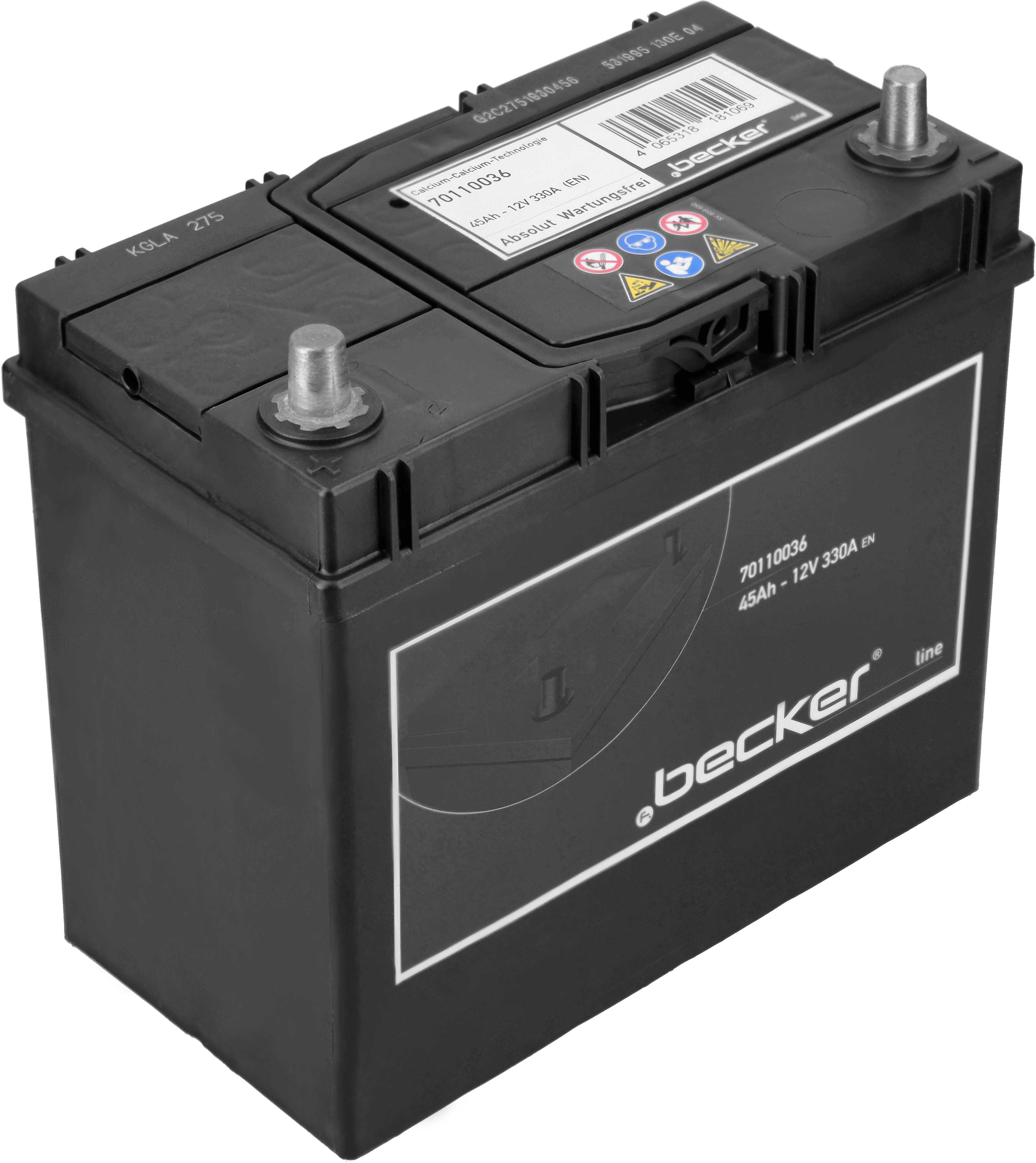 F.Becker Starterbatterie 70110036 12v 68ah 330a Für Toyota Honda Subaru Suzuki Fiat / Lancia Nissan