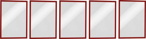 DURABLE Magnetrahmen DURAFRAME MAGNETIC, rot, magnetisch, DIN A4, 5/VE