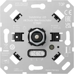 Jung 1735 DD Drehdimmer LED mit Druck-Wechselschalter