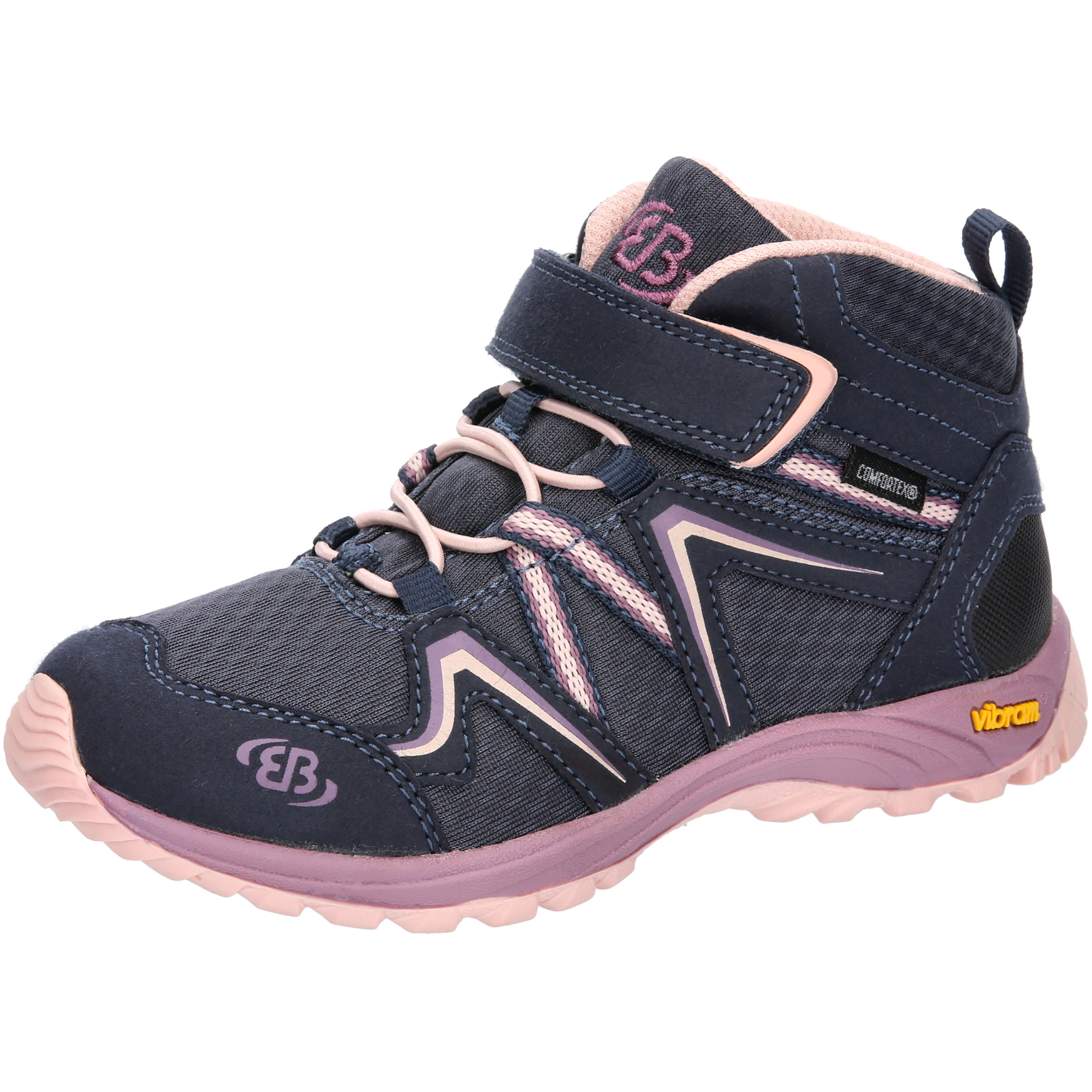 Brütting Rockwall Kinder Zustiegsschuhe blau Größe 35 Trekking Wasserdicht