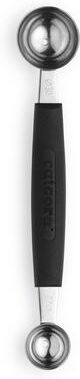 Cat Cora CatCora Melon Baller, Dual Blades 22/30-Millimeter For Melon Balls and Garnishes, Soft Handle