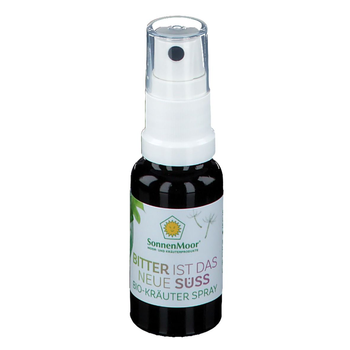 BIO Kräuterspray Bitter ist das neue Süss 20 ml Sprühflasche