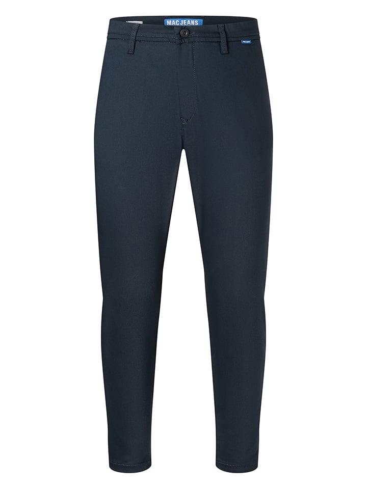 MAC Chino "Griffin" in Dunkelblau - W31/L32