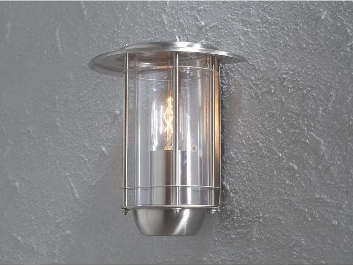 Konstsmide Trento Wandleuchte Edelstahl, klares Acrylglas 7565-000