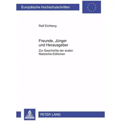 Freunde, Jünger und Herausgeber, Fachbücher von Ralf Eichberg