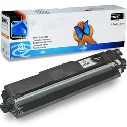 Kompatibel Brother TN-243BK, TN-247BK Schwarz Black D&C Toner Patrone für 3000 Seiten ersetzt  TN-247BK