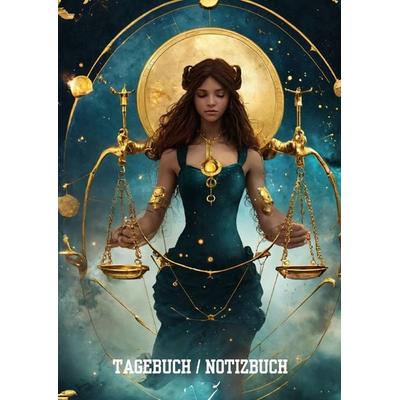 Tagebuch / Notizbuch Sternzeichen Waage, Gebundene Ausgabe von Willi Meinecke, Tredition, 978-3-384-18839-7