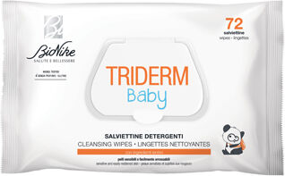Bionike Triderm Baby Salviettine Detergenti 72 Pezzi