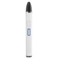 Filapen  Premium 3D Stift Weiss mit 5 Filamenten und Schablonen (500 g), 3D Filament, Weiss