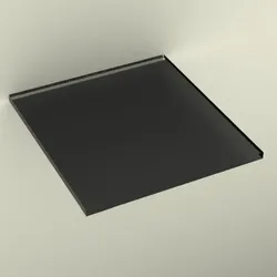 Artiqua 400 Abdeckplatte Glas, Schwarz, 400-APG-1-30-S 400-APG-1-30-s