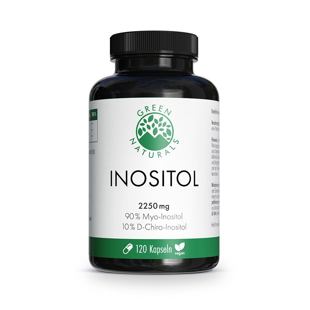 Green Naturals Myo-Inositol 2025mg & D-Chiro 225mg 120 St Kapseln