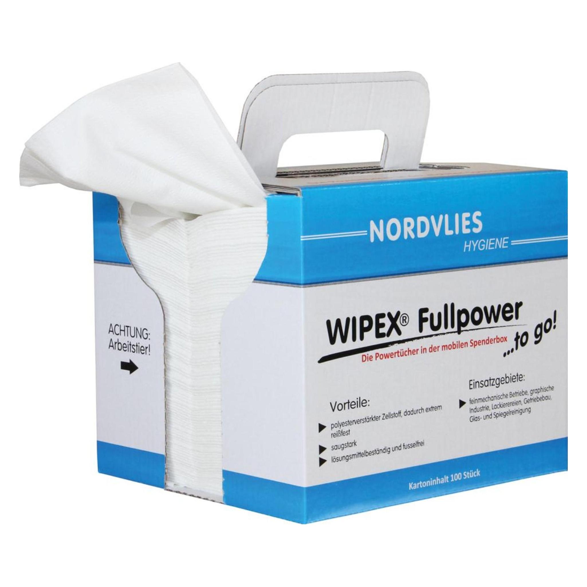 Wipex Putztuch Fullpower "TO GO" L380xB320ca. mm weiss z-gefaltet (140540T)