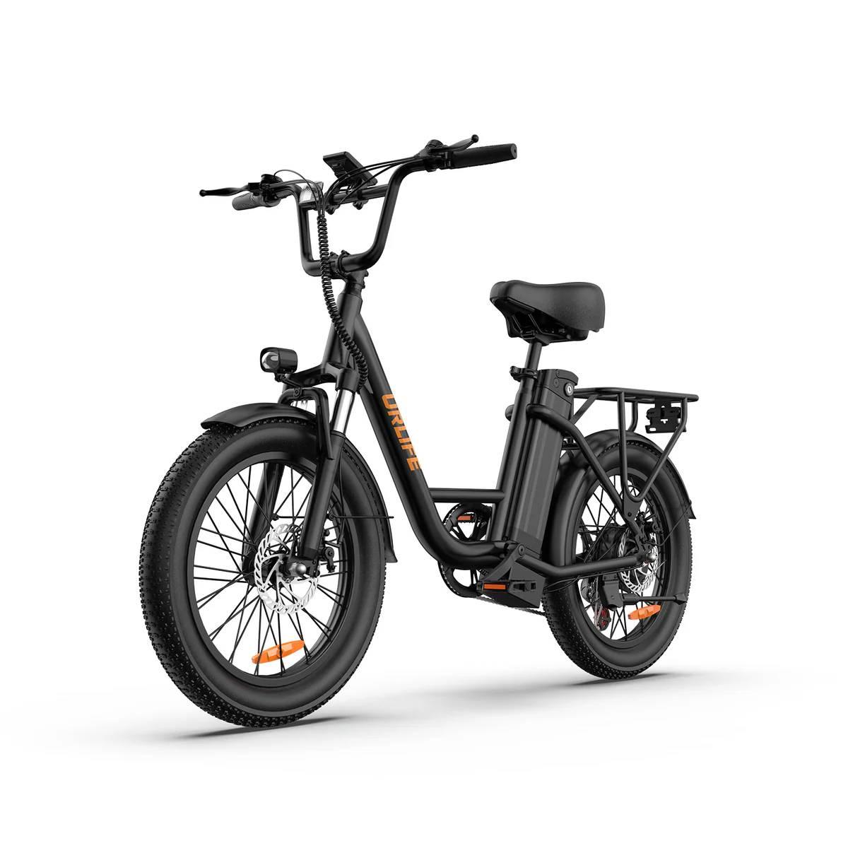 Erwachsenen-Elektrofahrrad URLIFE E20, 250-W-Motor, Elektrofahrrad-Akku 48 V / 13 Ah, 20-Zoll-Fettreifen, Gelände- und Stadt-E-Bike