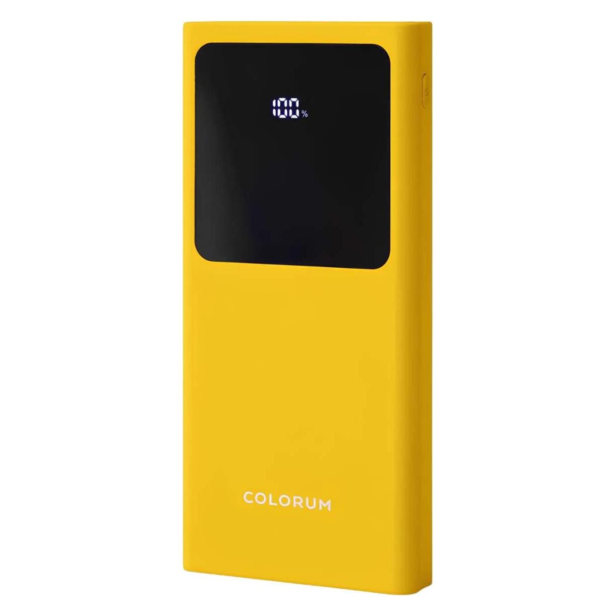 Forever COLORUM Powerbank 10 000 mAh CPB10-05 xYellow (10000 mAh, 22.50 W, 37 Wh) (H4-TFPW0044)