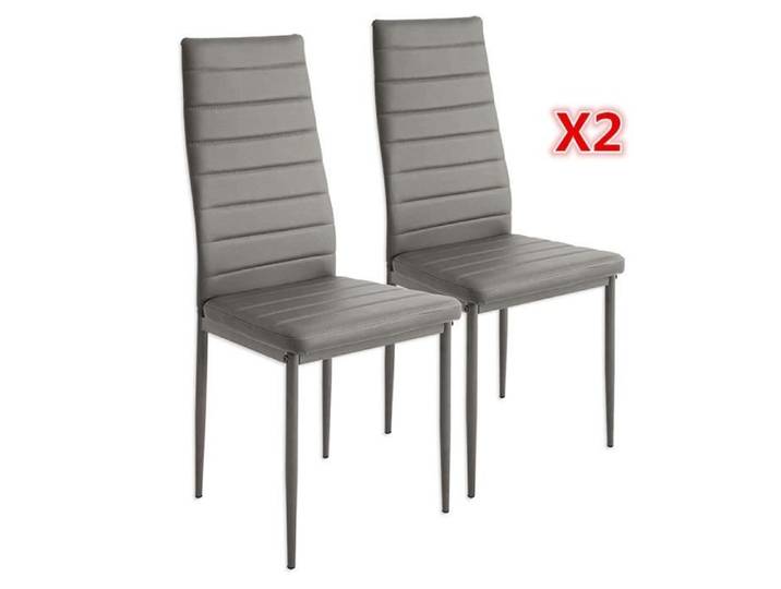 CHAISE SALLE A MANGER CHAISE DE CUISINE LOT DE 4 GRIS !