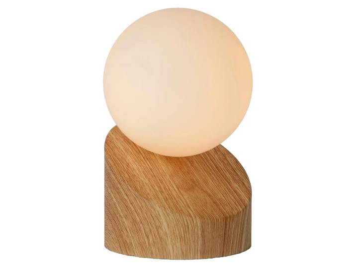 Tischlampe 45561/01/72, schwebende Opalglas-Glühbirne, Touch-Schalter, 10x16 cm