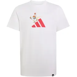 adidas Sport Inspired Graphic T-Shirt Kinder KE1616 - white 128