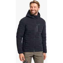 Flex Stretch Hooded Down Jacket Herren Black, Größe:XL - Winterjacken - Schwarz