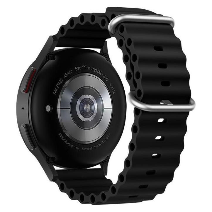 Forcell Strap F-DESIGN FS01 strap for SAMSUNG Watch 20 mm black (20 mm, Silikon) (48601745)