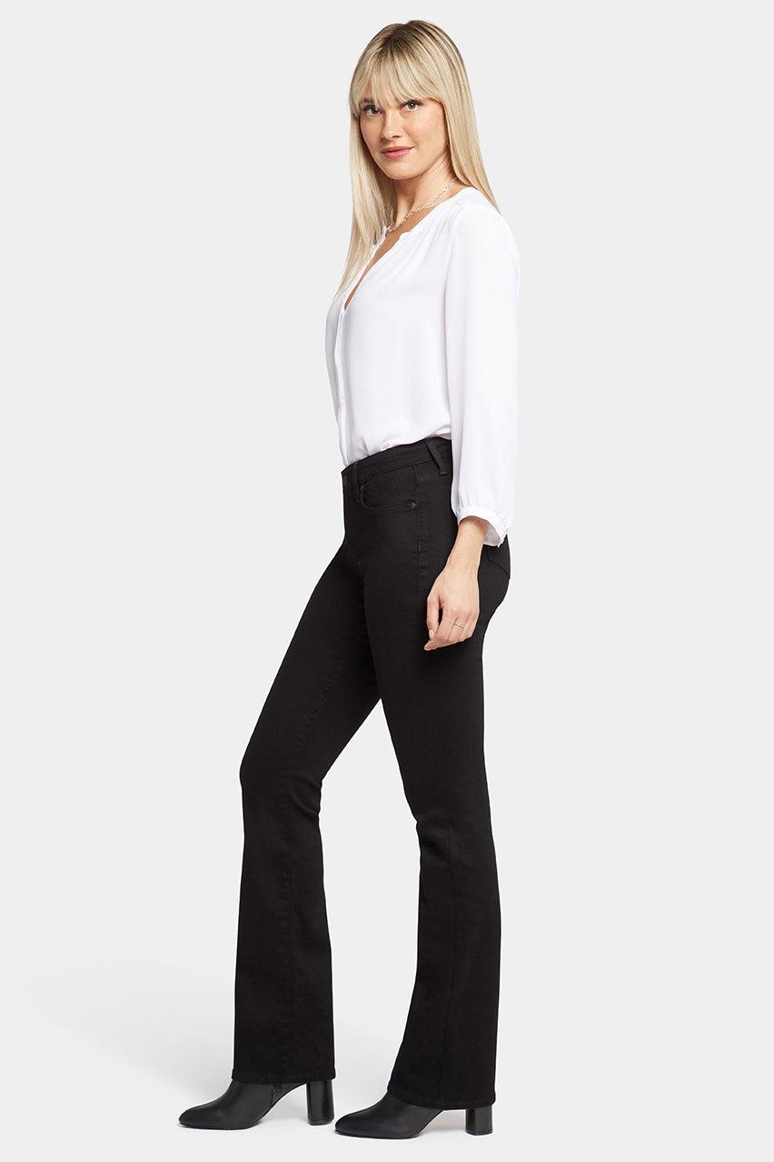 Barbara Bootcut Jeans Zwart Premium Denim (Petite)