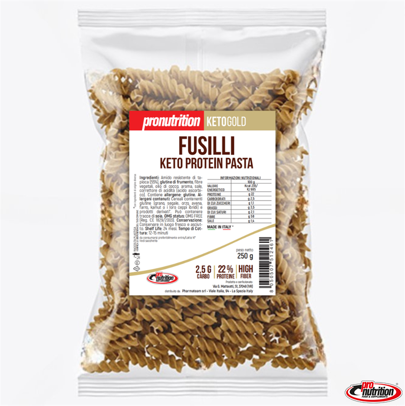 PRONUTRITION Fusilli Keto 250 G 