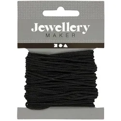 Creativ Company Makrameeschnur Schwarz, 8m (2 mm, 8 m)