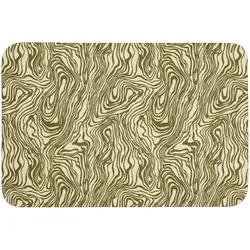 BADEMATTE Abstrakt - Marmor - Grün Badvorleger 90x60 cm
