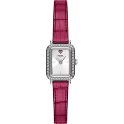 Fossil Quarz / 2 Zeiger Raquel ES5466 - silberfarben,pink - LESS THAN 22mm