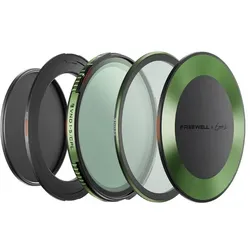 Freewell ND/CPL-Filter-Set mit variabler Dichte von Brandon Li, 72 mm (72 mm, ND Filter, Polarisationsfilter), Objektivfilter, Transparent, Schwarz, Grau
