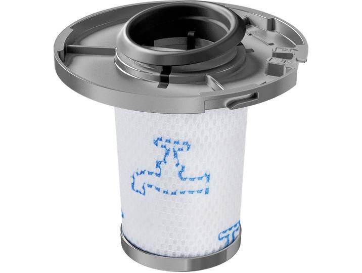 ROWENTA Motorschutzfilter ZR009006 , grau (weiß, grau), B:8,9cm H:8,9cm T:10,5cm Ø:8,9cm, Filterkartuschen, Zubehör vor dem Motor des XForce Flex 8.60, Motorschutzfilter