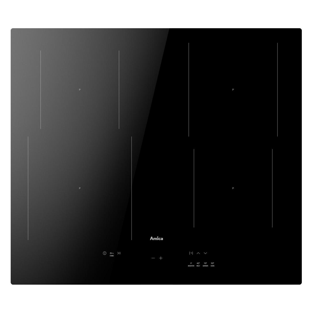 Amica Induktionskochfeld PIM6540PHTUN 3.0 (59.20 cm, Induktionskochfeld) (PIM6540PHTUN 3.0)