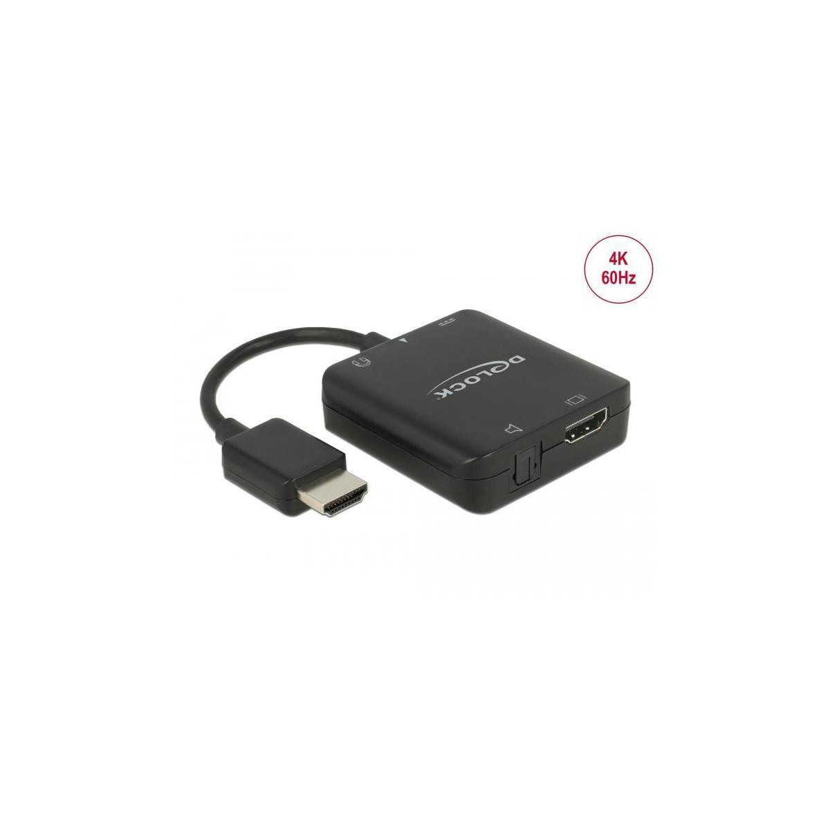 Delock 63276 HDMI Audio Extraktor 4K 60Hz compact