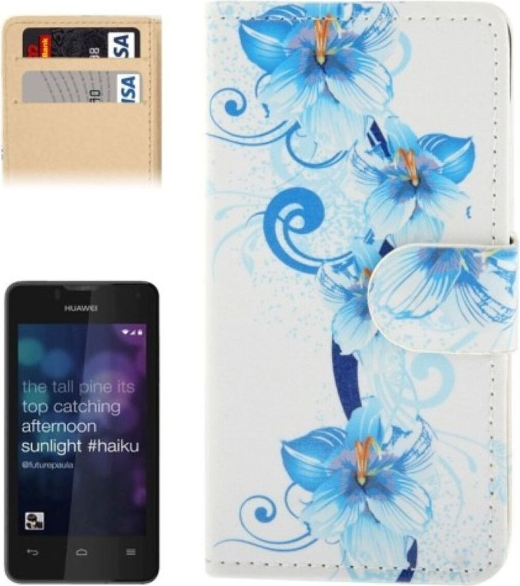 König Design Flip Beschermhoesje voor Huawei Ascend Y300, Horizontaal
