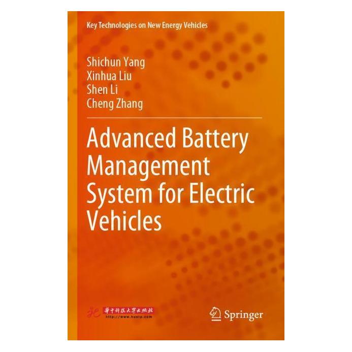 Springer Advanced Battery Management System for Electric Vehicles (Englisch, Softcover, Cheng Zhang, Shen Li, Shichun Yang, Xinhua Liu) (56968770)