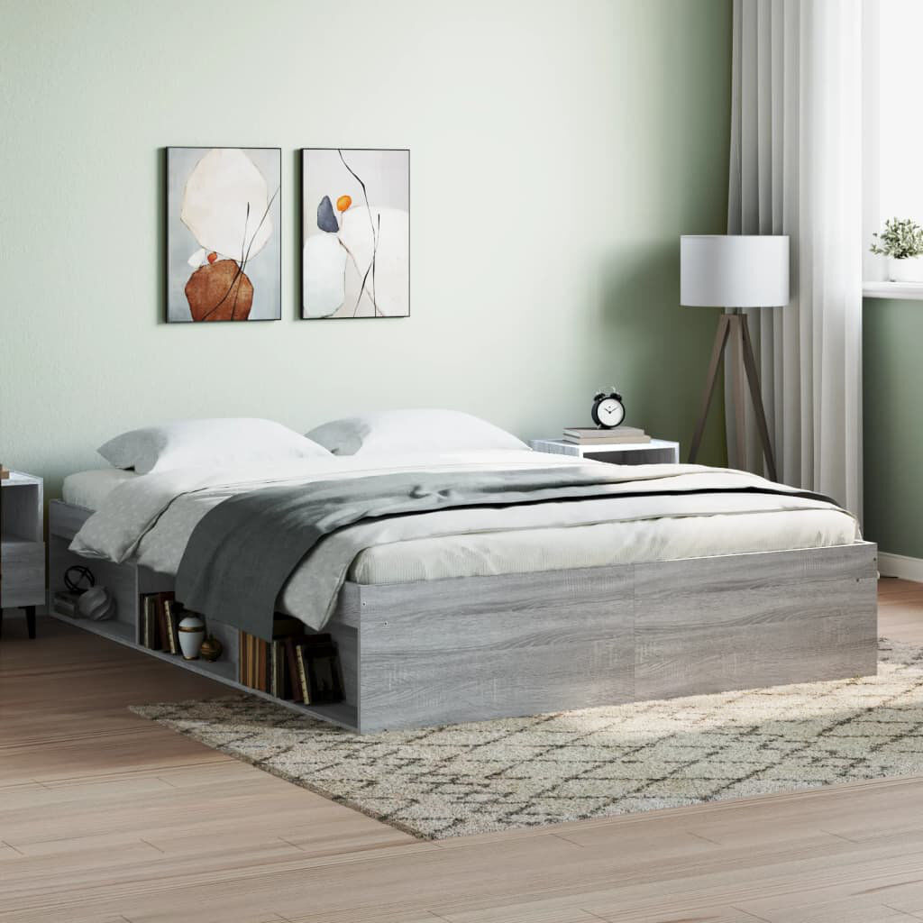 Latitude Run Afriani Bed White European Kingsize (160 x 200cm)
