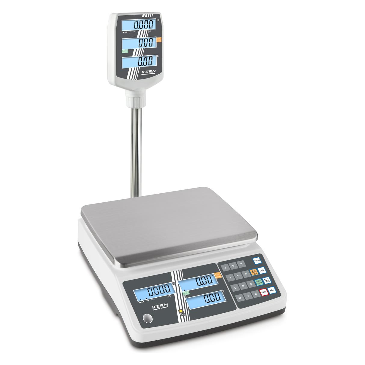 Kern Preisrechnende Waage Max 1500 g 3000 g e=0,5 g 1 g d=0,5 g 1 g (RPB 3K3DHM)