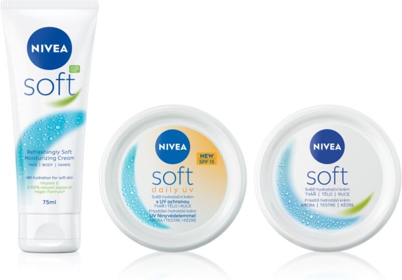 NIVEA Soft set with nourishing and moisturising effect