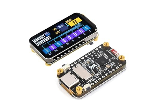 Waveshare ESP32-C6 ontwikkelbord met 1,47 inch LCD-scherm, 172 x 320 pixels, 262K kleuren, RGB LED, Wi-Fi 6 en Bluetooth 5, 4 MB Flash