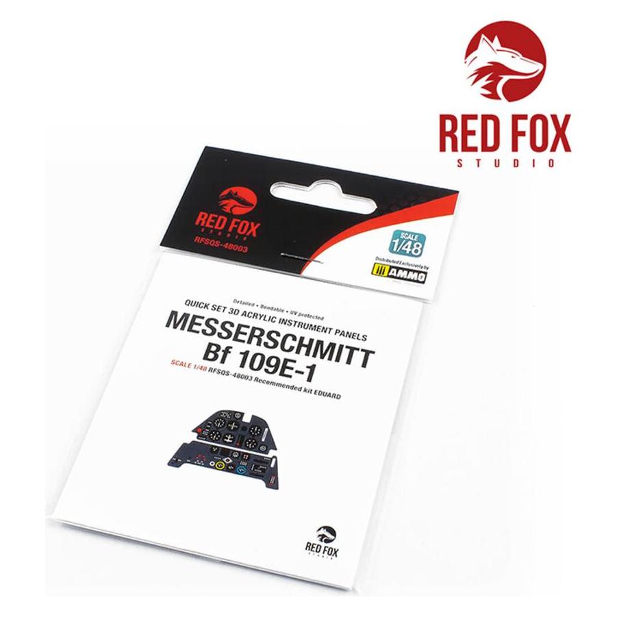 Red Fox 1/48 Messerschmitt Bf 109E-1 (for Eduard kit) (RFSQS-48003)