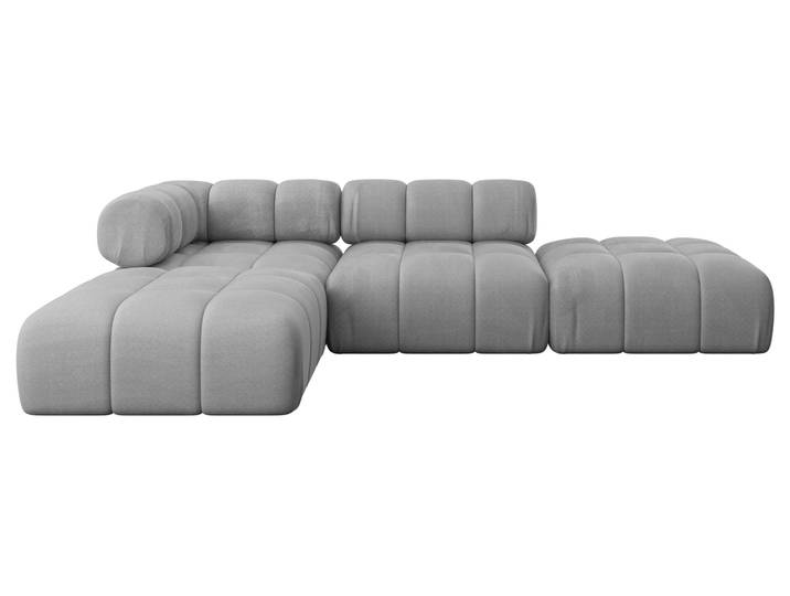 Ecksofa Kerru-L1 Hellgrau - Monolith 84