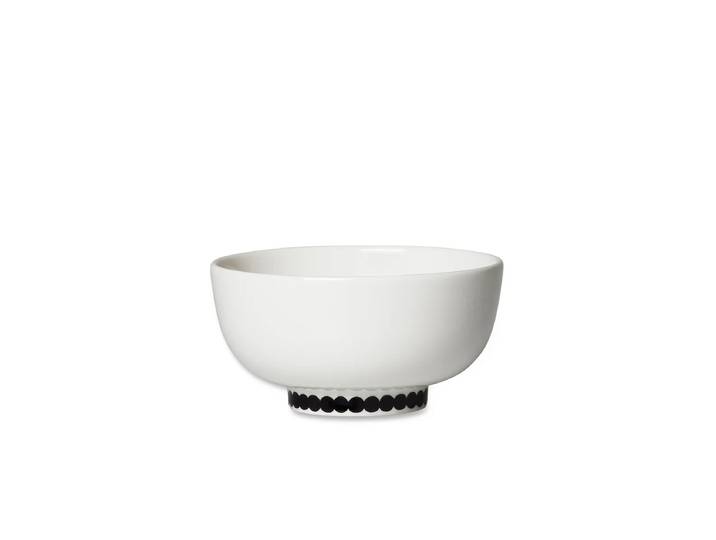 Marimekko - Oiva Räsymatto Schale, 300 ml, weiss / schwarz