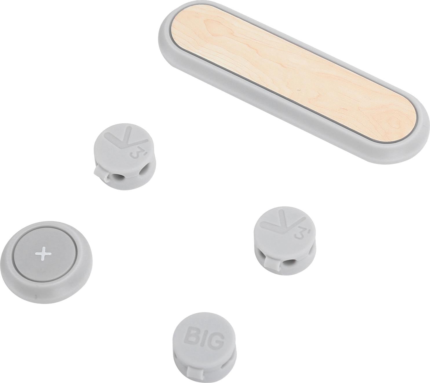 Cocosity Magnetische kabelclips voor kabelbeheer, kersenhout