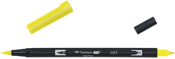Tombow ABT Dual Brush 055 process gul 6st