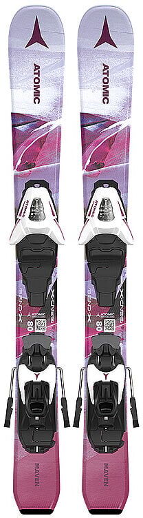 Atomic Mädchen Kinderski Set Maven + C5 GW bunt   90 B