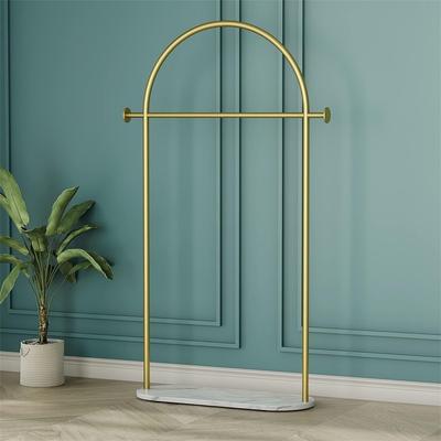 No "Modern Clothes Rack with Marble Base - 13""D x 31.5""W x 67""H"