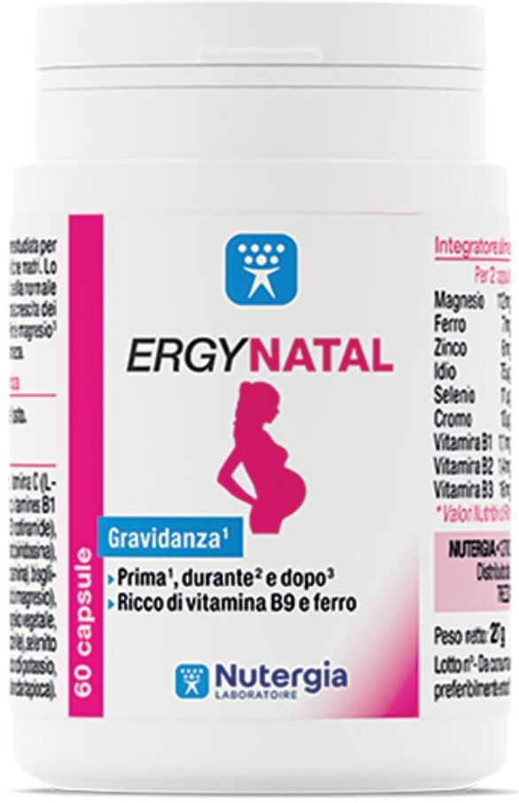 LABORATOIRE NUTERGIA ERGYNATAL 60 Cps 31,3g