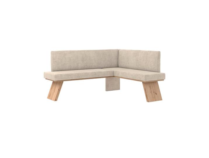 Livetastic Eckbank, Beige, L-Form, 185x150 cm, Esszimmer, Bänke, Eckbänke