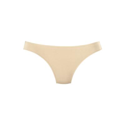 String LASCANA "String Lasercut", Damen, Gr. 32/34, Mikrofaser, beige (powder), Mikrofaser, Obermaterial: 75% Polyamid, 25% Elasthan (LYCRA), unifarben, Unterhosen String
