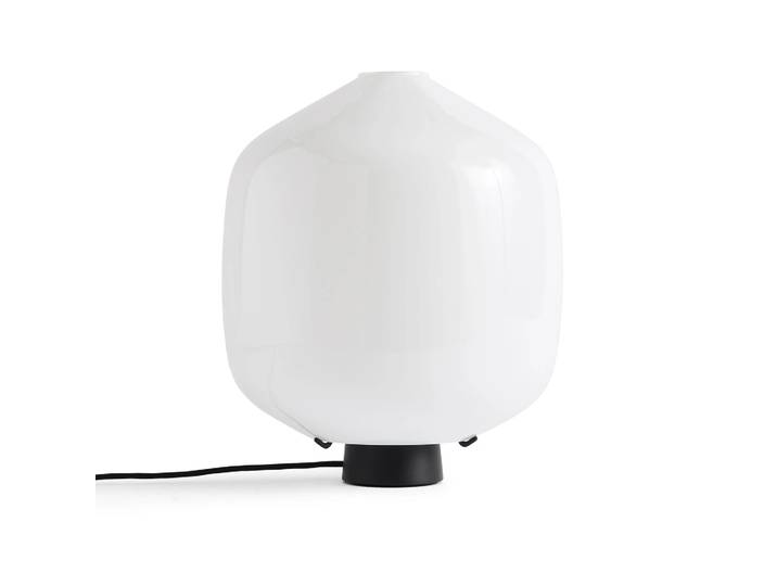 HAY Lampe à poser Buoy Ø30 cm Opal glass-soft black