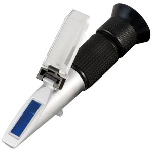 PCE Refraktometer Oe, analoges Handrefraktometer, misst Zuckergehalt in Oechsle, Brix und KMN von Wein